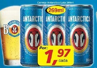 Supermercados Guanabara Cerveja Antarctica Lata 269ml oferta