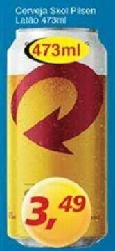 Supermercados Guanabara Cerveja Skol Pilsen Latao 473ml oferta