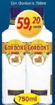 Supermercados Guanabara Gin Gordon's 750ml oferta