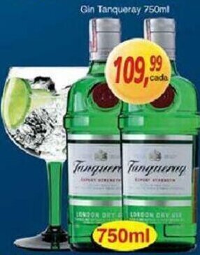 Supermercados Guanabara Gin Tanqueray 750ml oferta