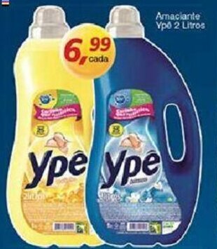 Supermercados Guanabara Amaciante Ype 2L oferta