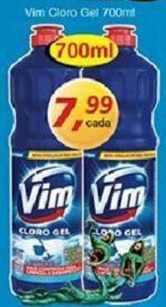 Supermercados Guanabara Vim Cloro Gel 700ml oferta