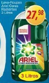 Supermercados Guanabara Lava-roupas Ariel Cores Radiantes 3L oferta