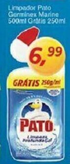 Supermercados Guanabara Limpador Pato Germinex marine 500ml gratis 250ml oferta