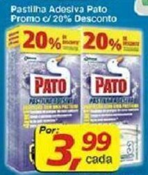 Supermercados Guanabara Pastilha Adesiva Pato Promo c/ 20% desconto oferta