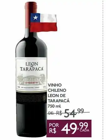 GBarbosa Vinho chileno leon de tarapacá oferta