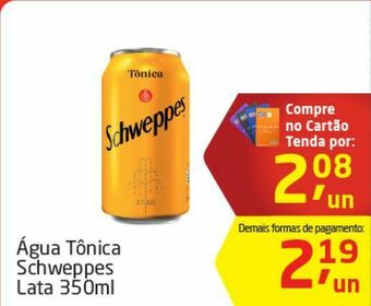 Tenda Atacado Água tônica schweppes lata 350ml oferta