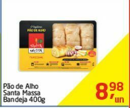 Tenda Atacado Pão de alho santa massa 400g oferta