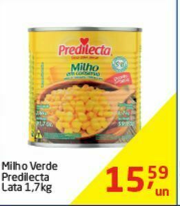Tenda Atacado Milho verde predilecta 1.7kg oferta