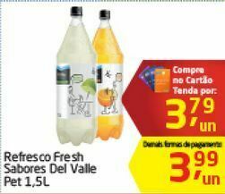 Refresco fresh del valle 1.5l