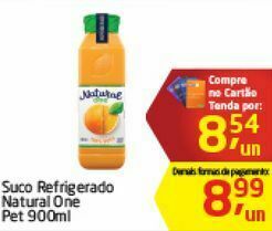 Tenda Atacado Suco refrigerado natural one 900ml oferta