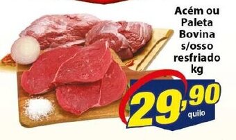 Vencedor Atacadista Acem ou Paleta Bovina s/osso resfriado 1kg oferta