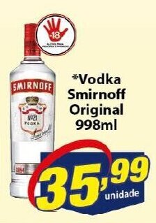 Vodka Smirnoff Original 998ml