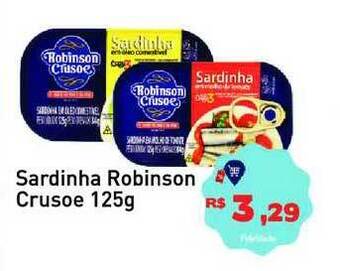 Tonin Superatacado Sardinha Robinson Crusoe 125g oferta