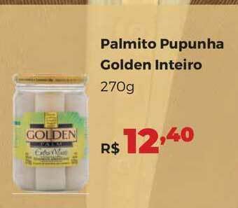 Villarreal Supermercados Palmito Pupunha Golden Inteiro 270g oferta