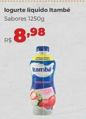 Villarreal Supermercados Iogurte Liquido Itambé Sabores 1250g oferta