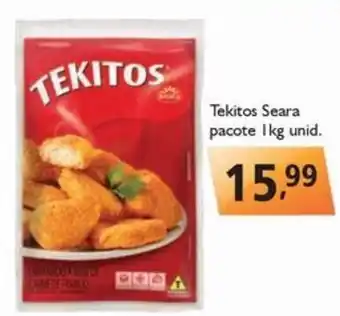 Supermercados ABC Tekitos Seara pacote I kg unid. oferta