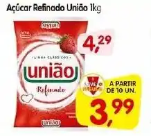 Cercadão Açúcar Refinado União 1kg oferta