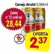 Cercadão Cerveja Amstel LI 269ml oferta