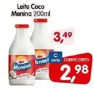 Cercadão Leite Coco Menina 200ml oferta
