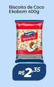 Atakarejo Biscoito De Coco Ekobom 400g oferta