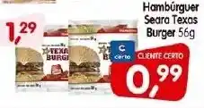 Cercadão Hambúrguer Seara Texas Burger 56g oferta