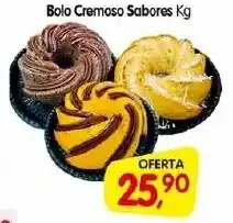 Cercadão Bolo Cremoso Sabores Kg oferta
