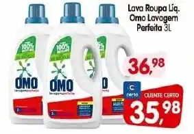 Cercadão Lava Roupa Liq. Omo Lavagem Perfeita 3L oferta