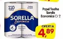 Cercadão Papel Toalha Sorella Economica C/2 oferta
