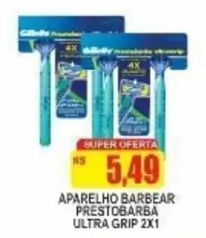 Aparelho Barbear Prestobarba Ultra Grip 2x1