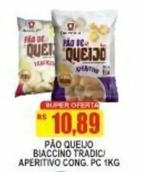 Pao Queijo Biaccino Tradic/ Aperitivo Cong. pc 1kg