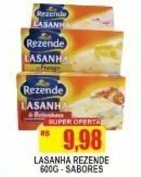 Lasanha Rezende 600g Sabores