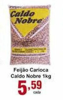 Rossi Supermercado Feijao Carioca Caldo Nobre 1kg oferta