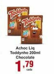 Rossi Supermercado Achoc Liq Toddynho 200ml Chocolate oferta