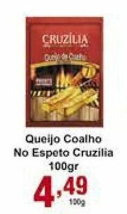 Queijo Coalho No Espeto Cruzilia 100g