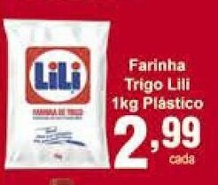 Rossi Supermercado Farinha Trigo Lili 1kg Plastico oferta