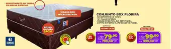 Conjunto Box Floripa Sonos - Solteiro 88cm