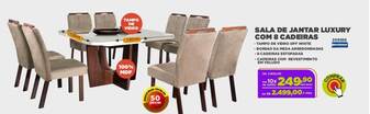 Sala De Jantar Luxury Com 8 Cadeiras