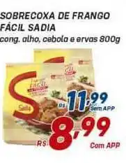 Prezunic Sobrecoxa De Frango Fácil Sadia 800g oferta