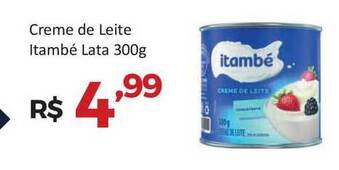 Villarreal Supermercados Creme De Leite Itambé Lata 300g oferta