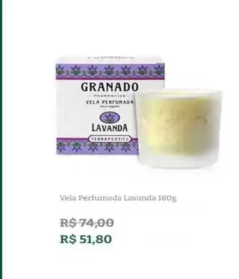 Granado Vela Perfumada Lavanda 180g oferta