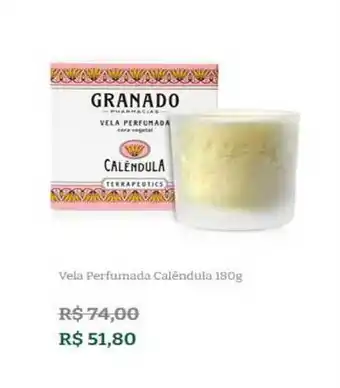 Granado Vela Perfumada Calêndula 180g oferta