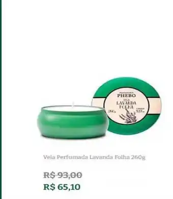 Granado Vela Perfumada Lavanda Folha 260g oferta