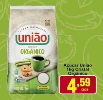 Rossi Supermercado Acucar Uniao 1kg Cristal Organico oferta