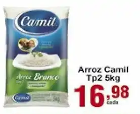Rossi Supermercado Arroz Camil tp 2 pct 5kg oferta