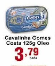 Rossi Supermercado Cavalinha Gomes Costa 125g Oleo oferta