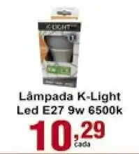 Lamapada K-Light Led E27 9w 6500k