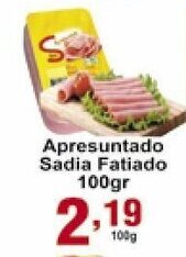 Apresuntado Sadia fatiado 100g