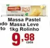 Rossi Supermercado Massa Pastel Massa Leve 1kg Rolinho oferta