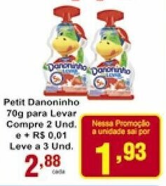 Rossi Supermercado Petit Danoninho 70g Para Levar Compre 2 und. oferta